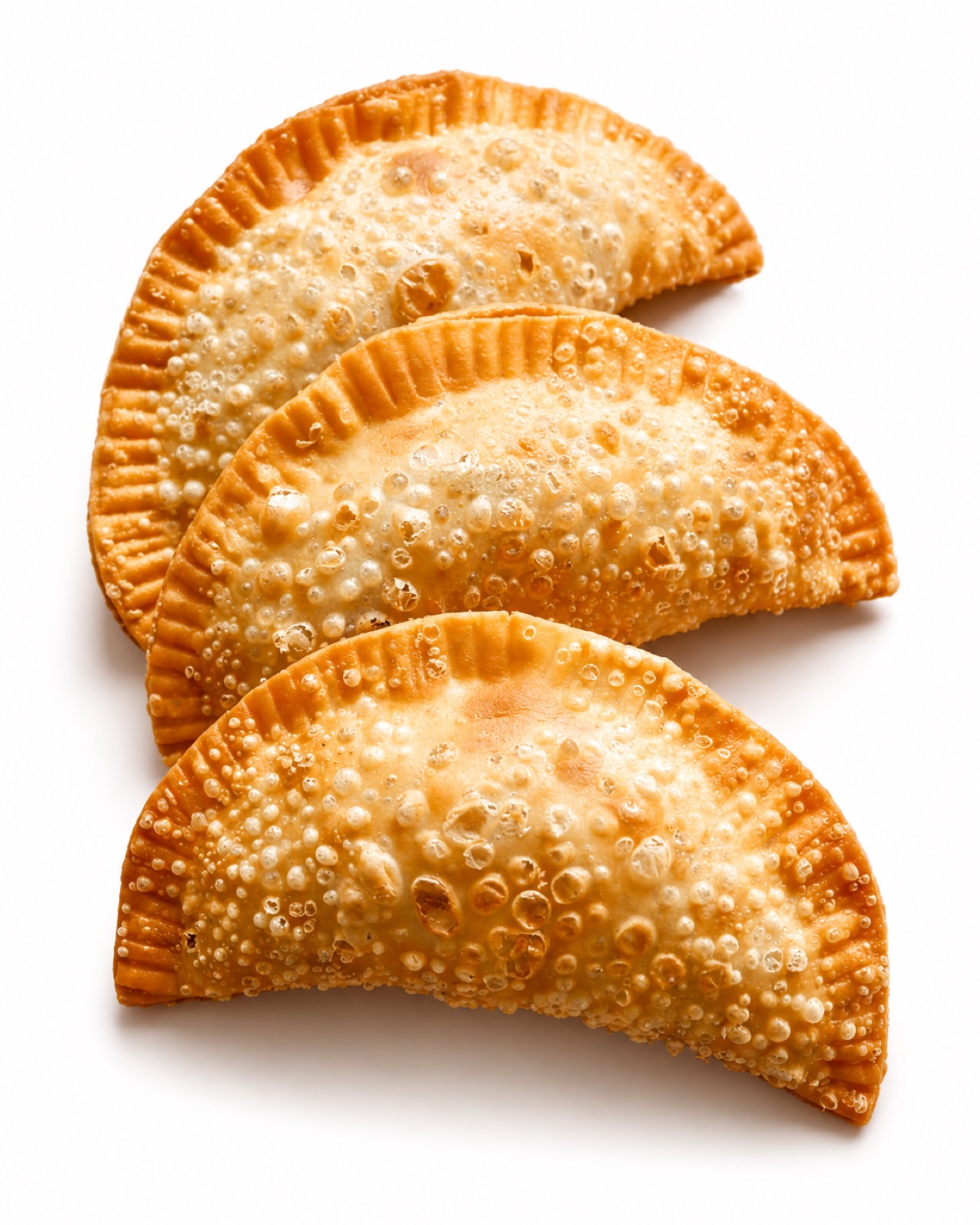 Golden fried empanadas